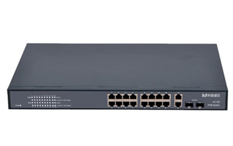 武漢16口POE交換機 16FE 2GE 2SFP