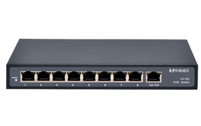 武漢9口POE交換機 8POE 1FE